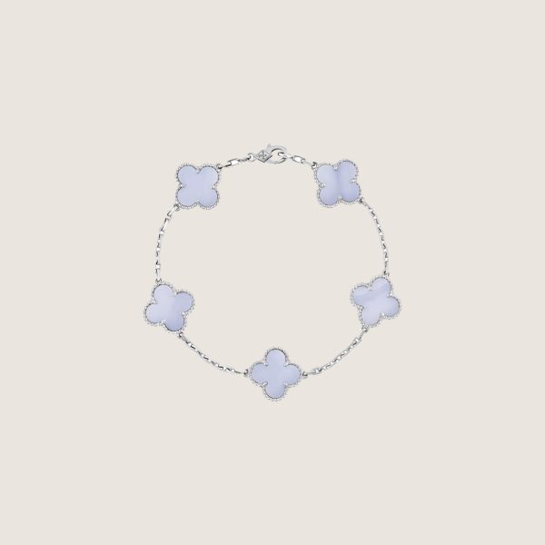 VCA Vintage Alhambra pendant-Purple Chalcedony