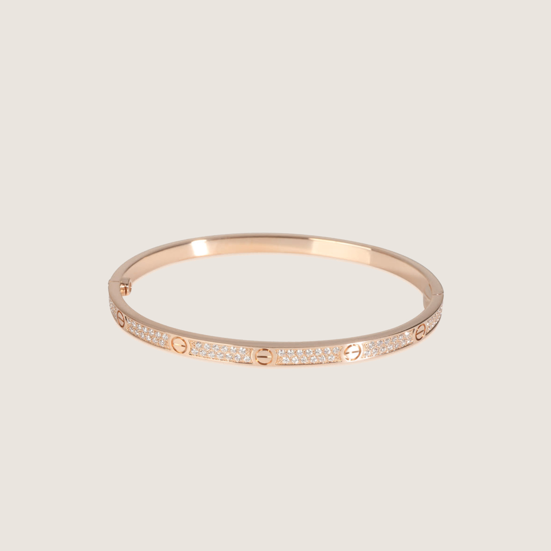 Cartier Love Bracelet Narrow version Full Paved