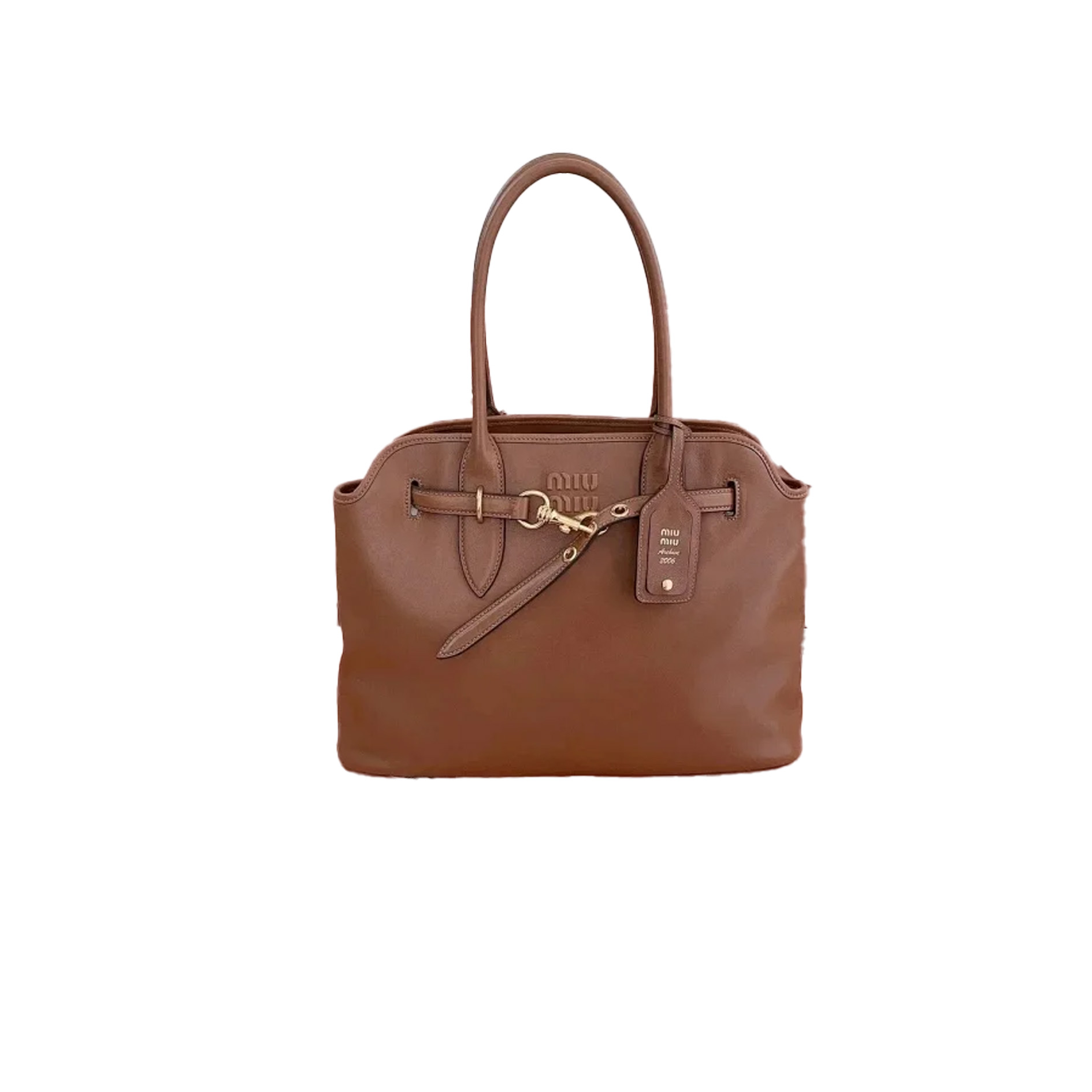 MIUMIU FROM THE RUNWAY Aventure nappa leather top-handle bag Medium - image 1
