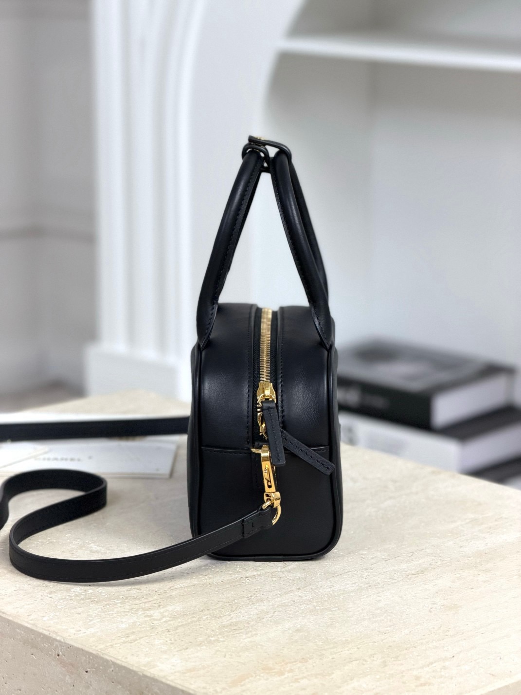 CHANEL Clutch With Leather Strap Calfskin - image 4