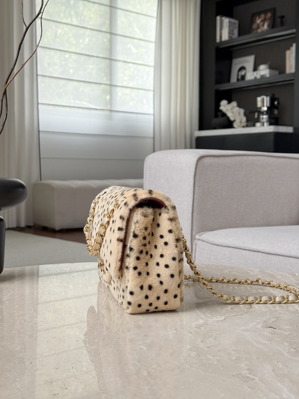 CHANEL Medium Flap Bag Lambskin - image 4