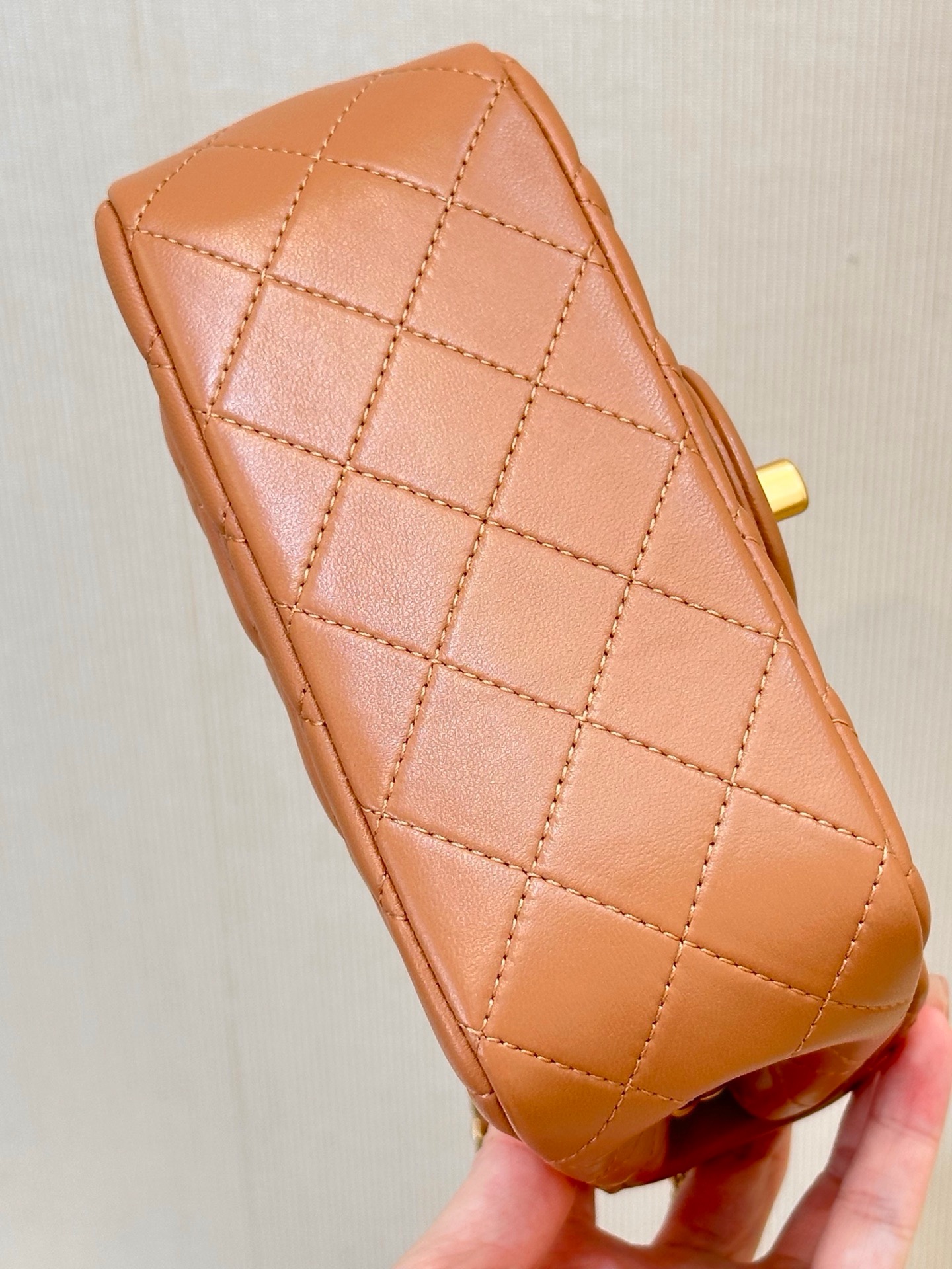 CHANEL MINI Classic Flap with Gold Ball Charm Lambskin - image 5