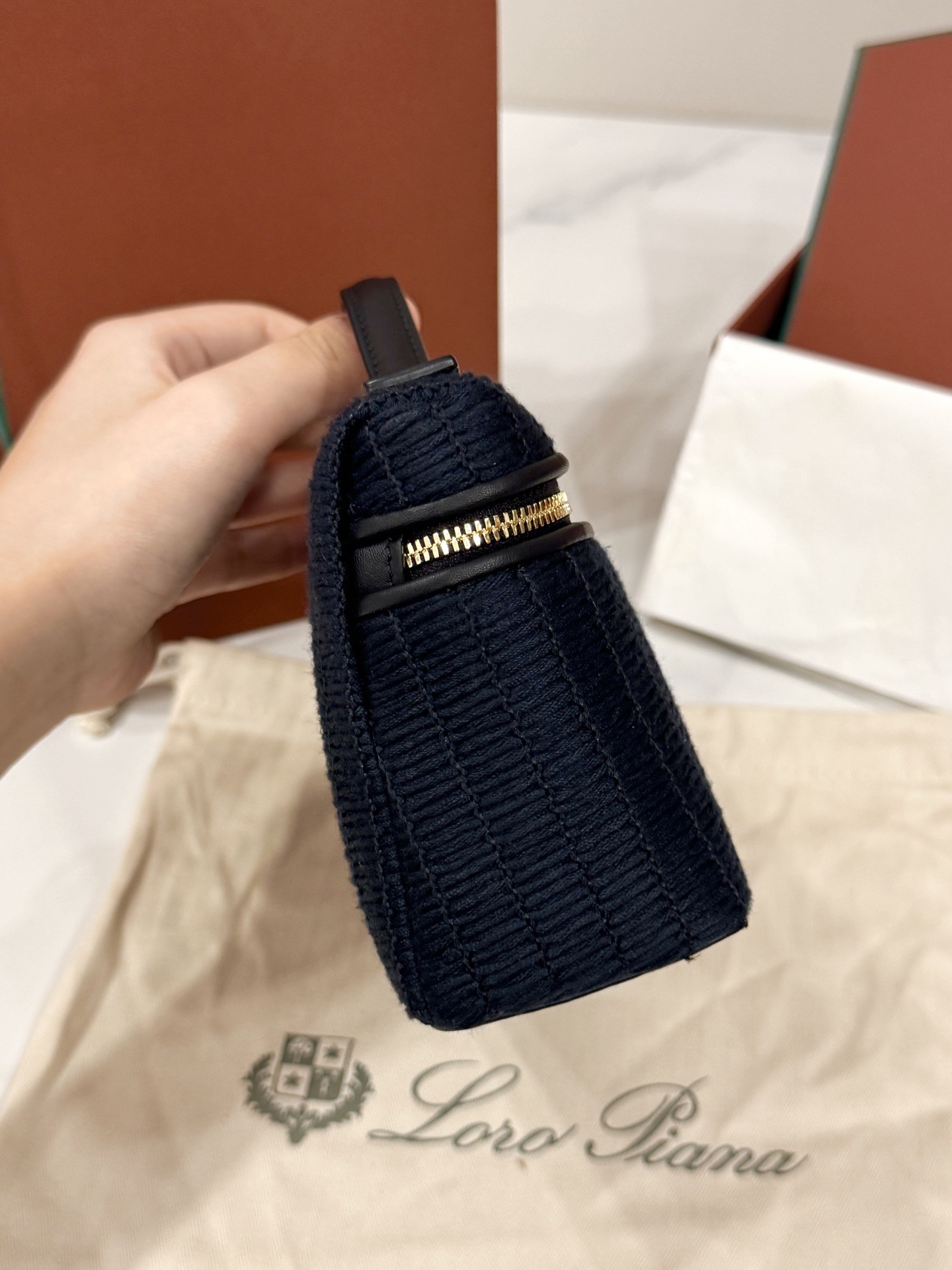 LP Extra Bag L19 Silk Blue Navy and Black - image 4