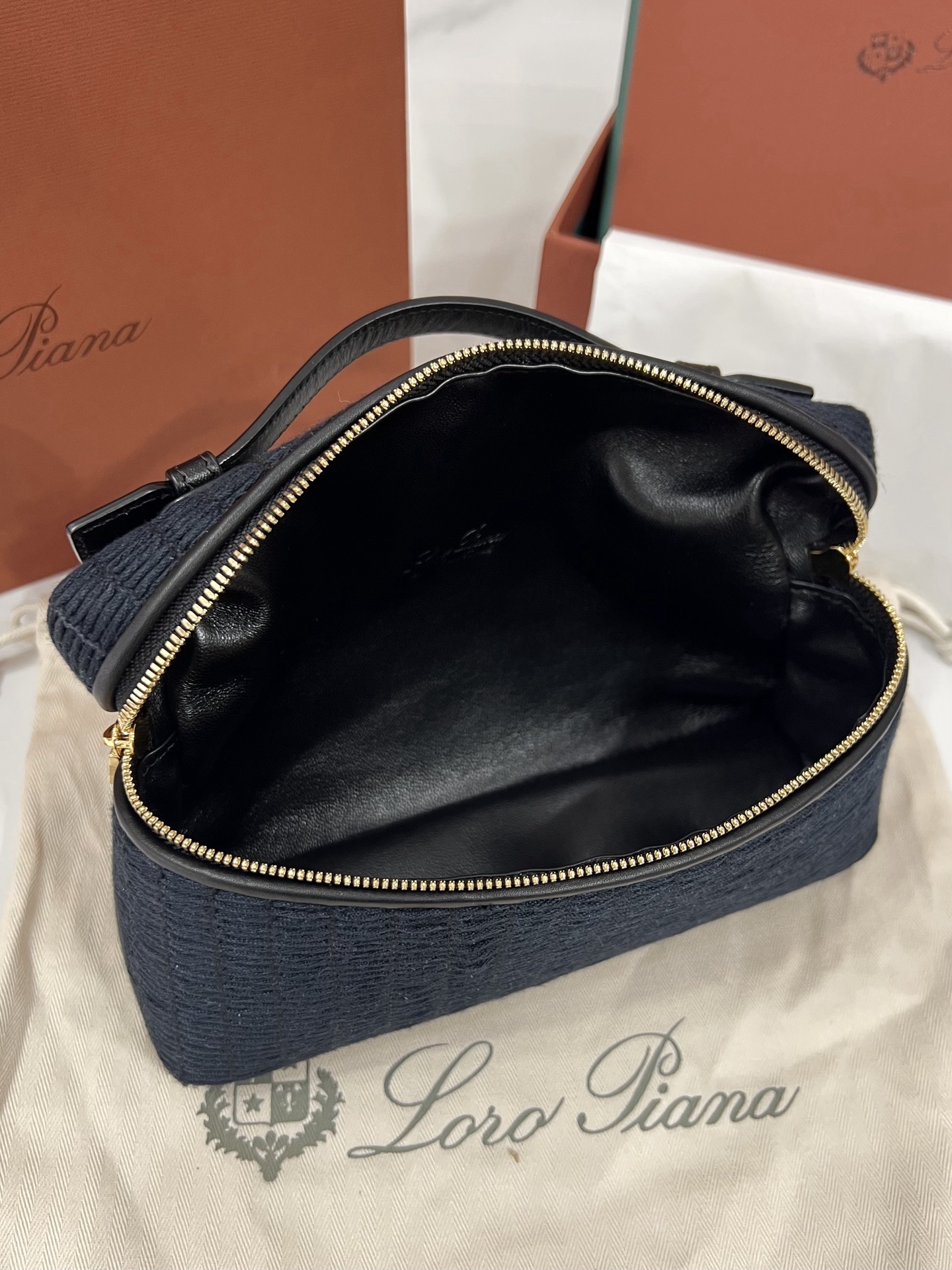 LP Extra Bag L19 Silk Blue Navy and Black - image 7