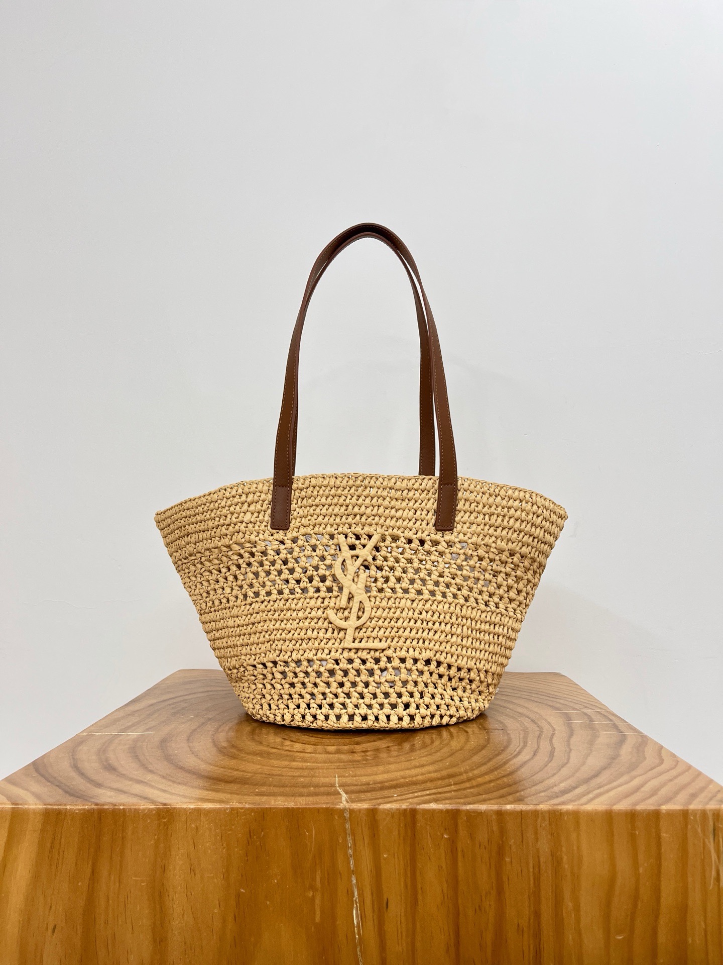 YSL Small PANIER small in raffia - image 2