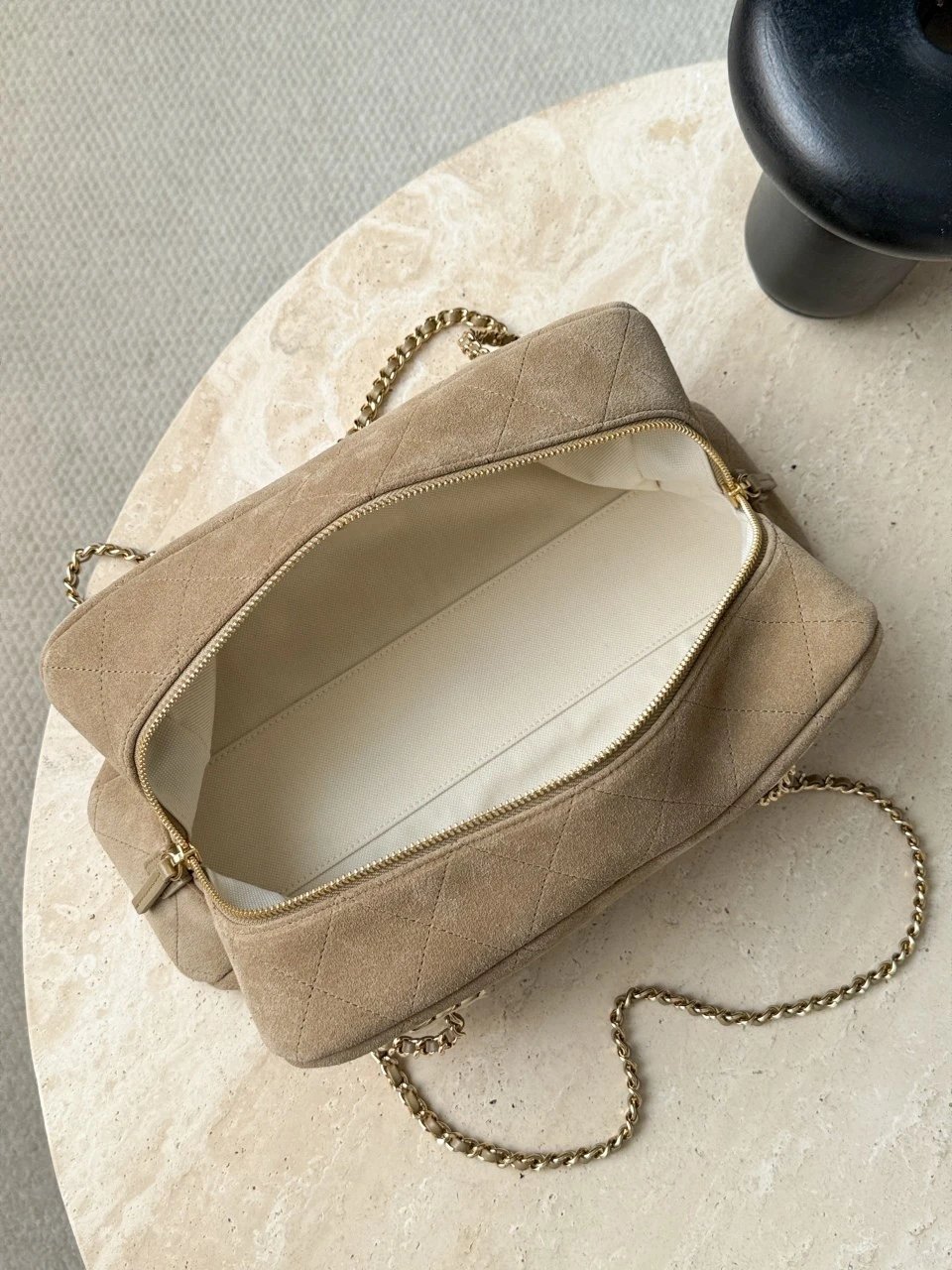 CHANEL 26S suede patchwork stick bag - image 6