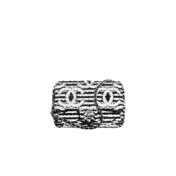 CHANEL Small Flap Bag Sequins