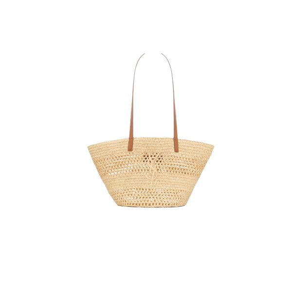 YSL Small PANIER small in raffia