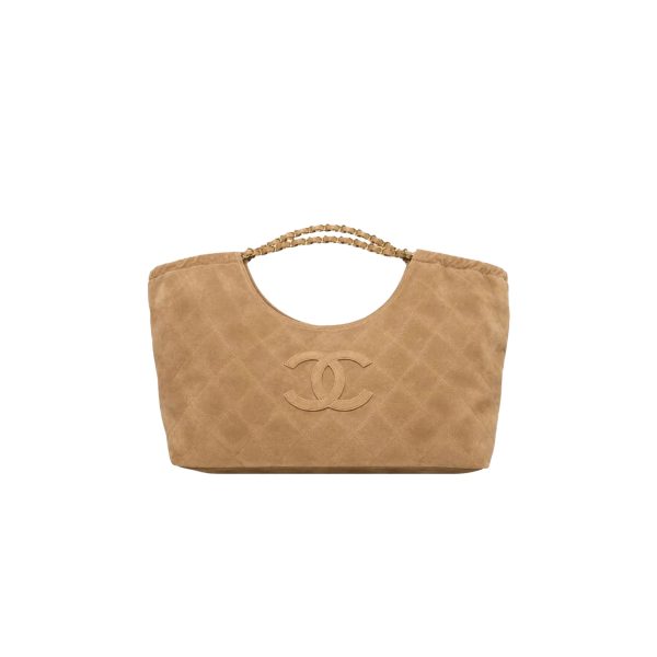 CHANEL Tote Suede Calfskin