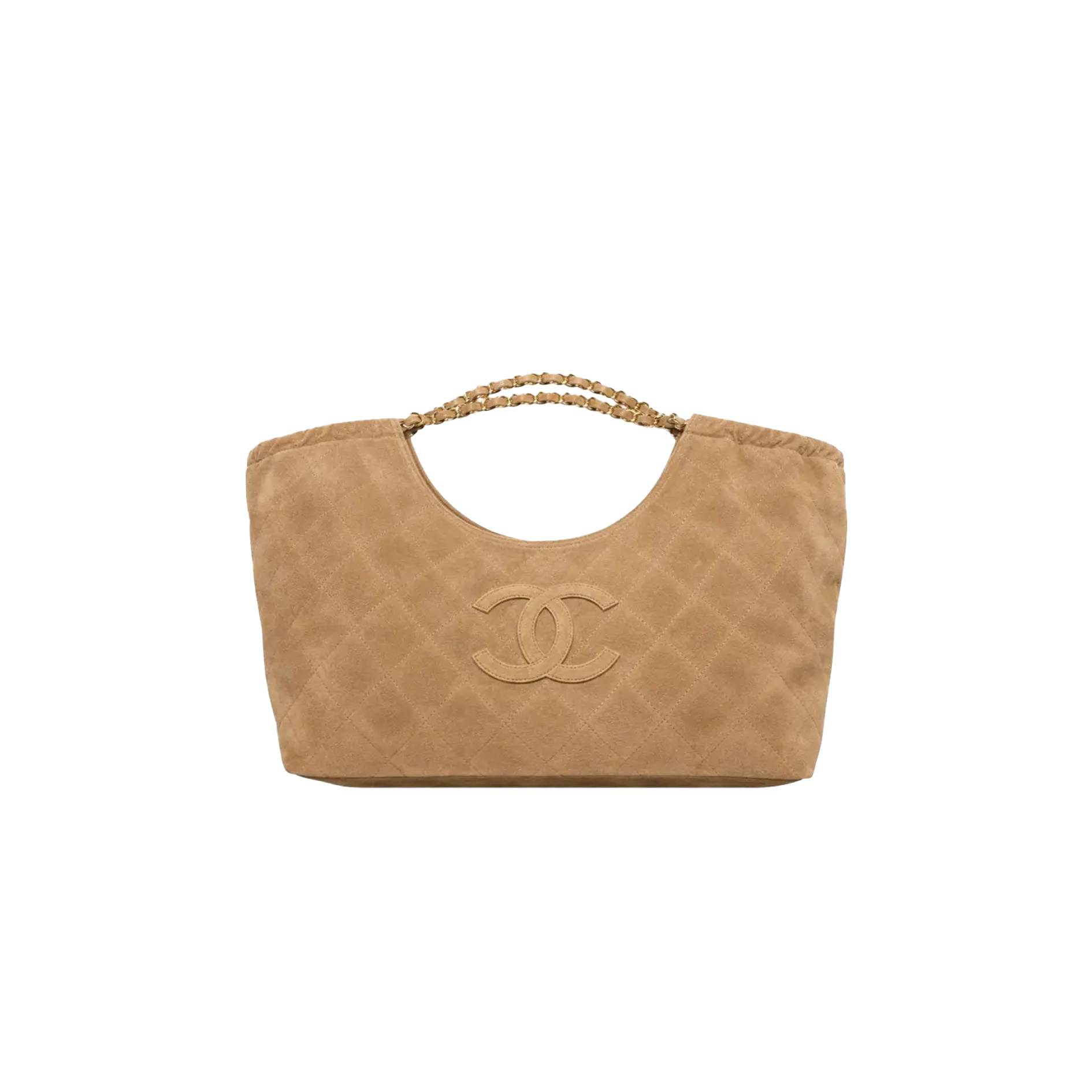 CHANEL Tote Suede Calfskin