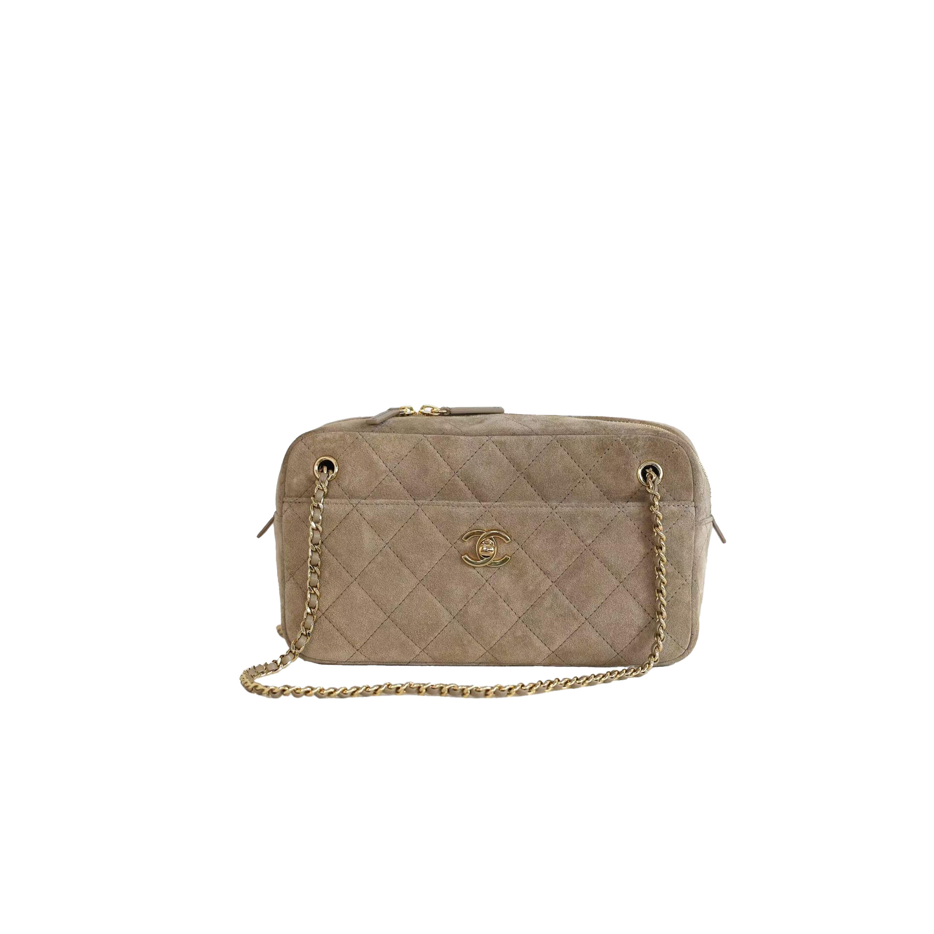 CHANEL sac caméra Veau velours
