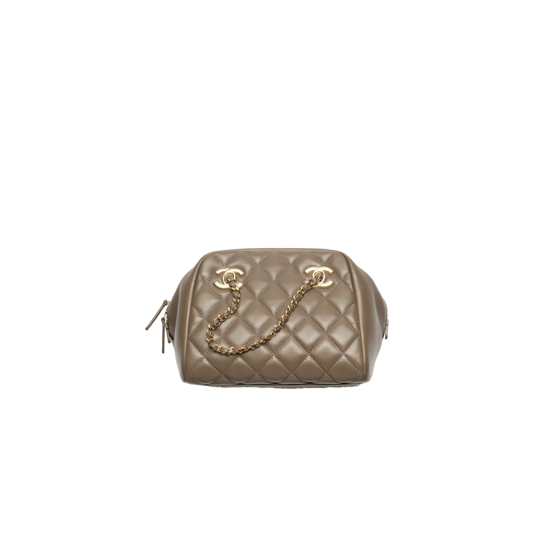 CHANEL Small Bowling Bag Lambskin