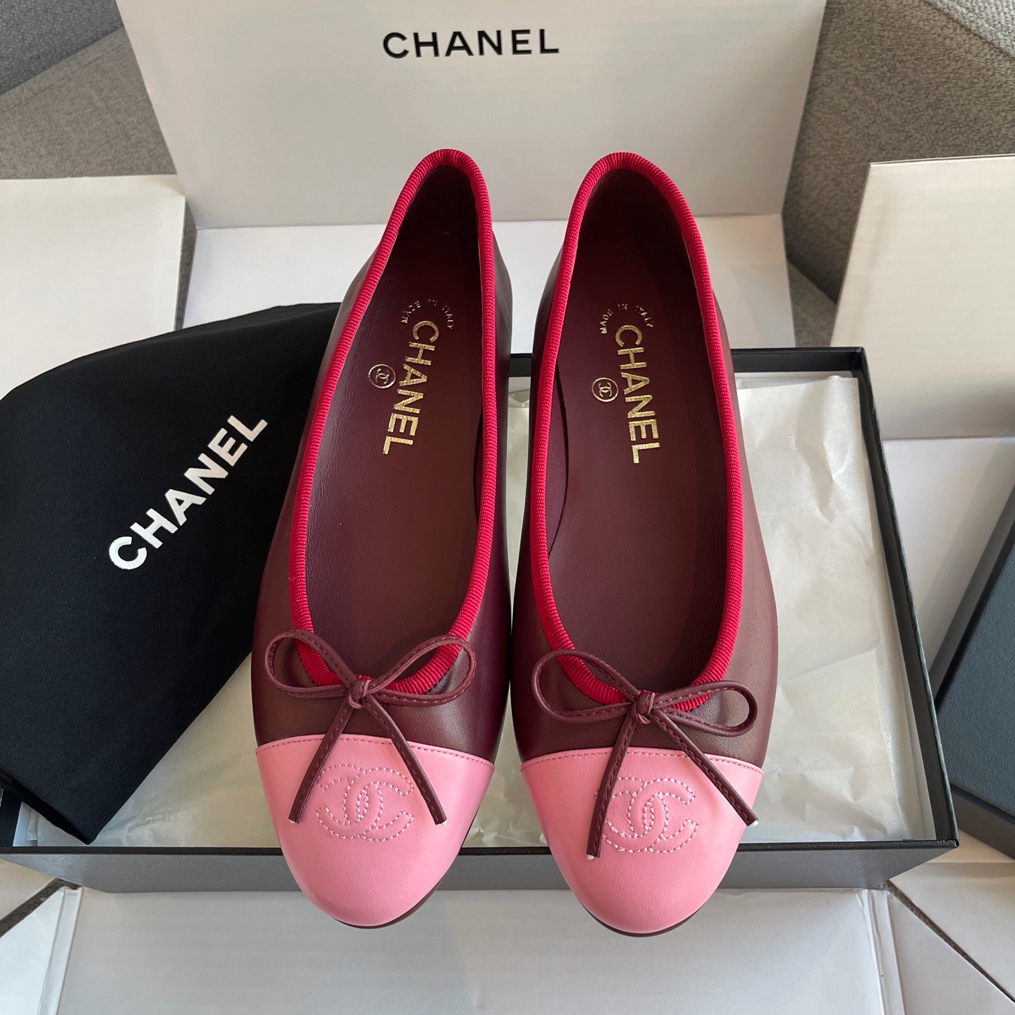CHANEL Ballet flats Lambskin - image 2
