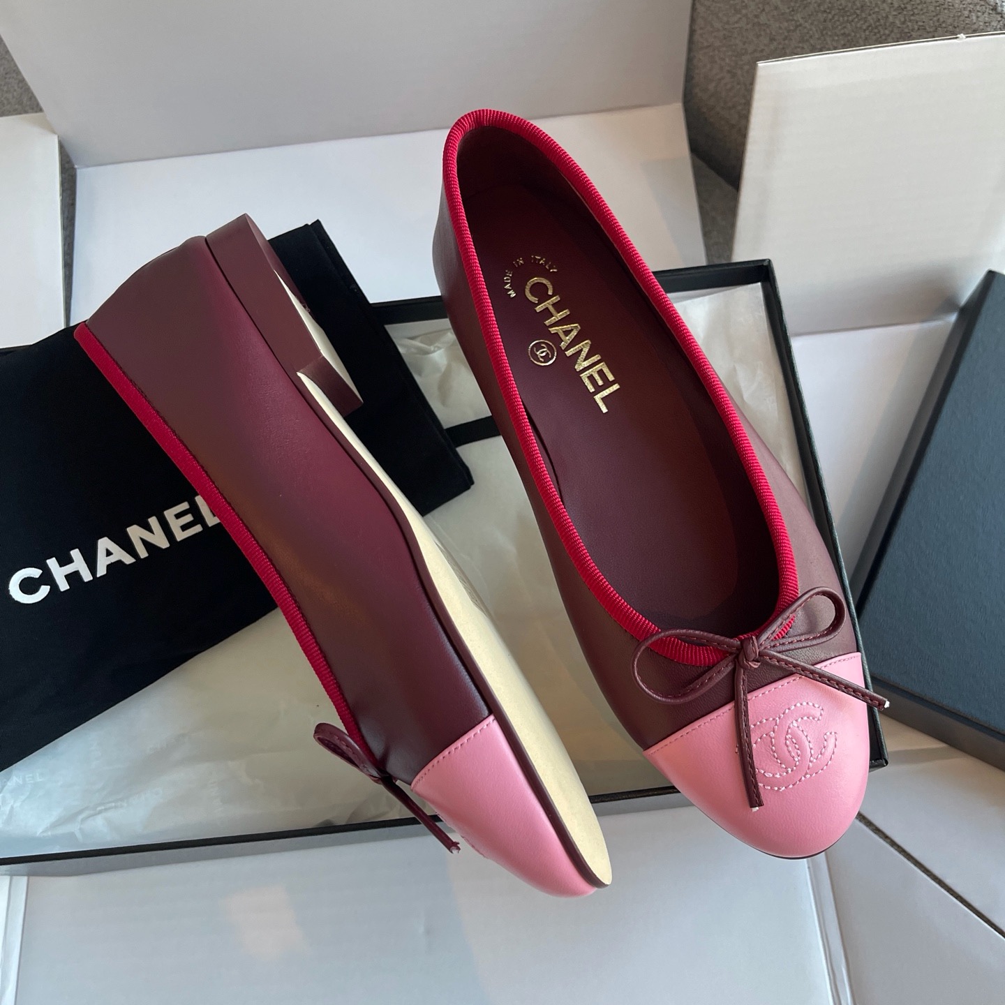 CHANEL Ballet flats Lambskin - image 4