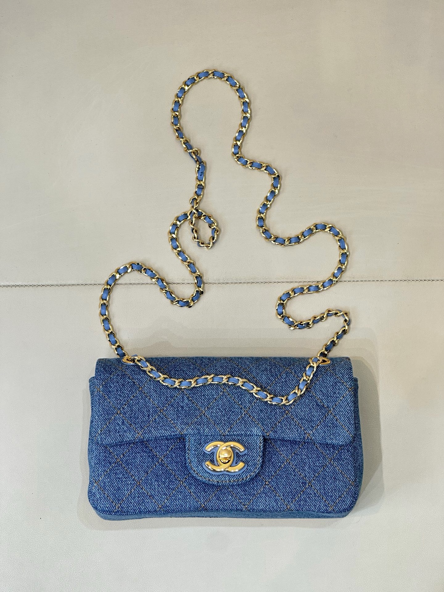 CHANEL MINI Flap Denim - image 2