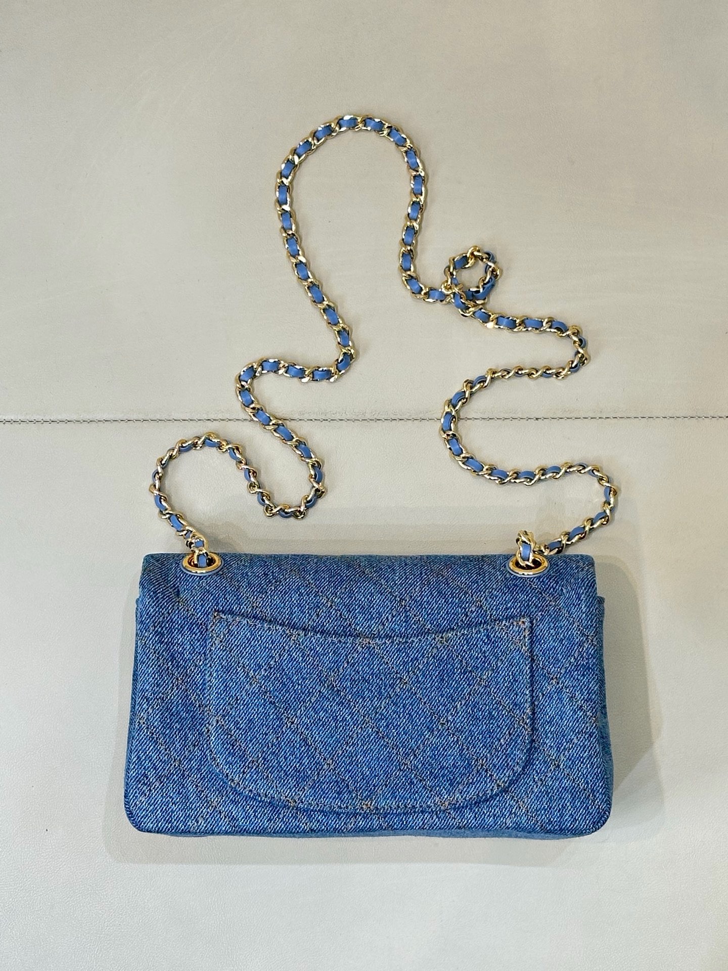 CHANEL MINI Flap Denim - image 3